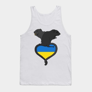 Gerbil Ukraine (dark) Tank Top